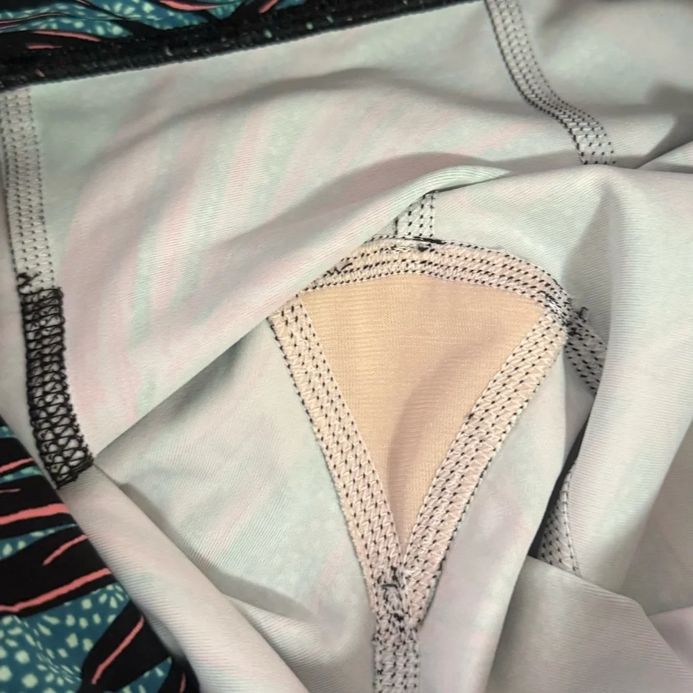 Lululemon Tight Stuff Tight Tropical Print Crop Leggings